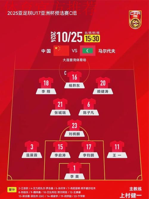 9球大胜马尔代夫 中国队豪取U17亚预赛三连胜